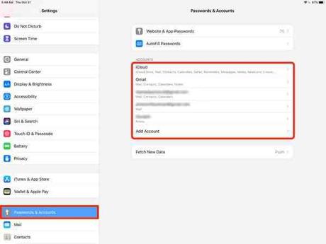 Comment vider le contenu d'un iPad ?
