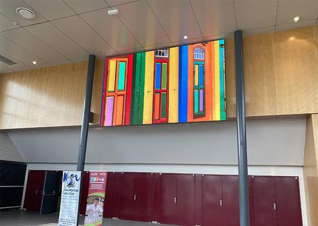 Le Parc des Expositions de Dreux accueille un mur d’image de 15 m2