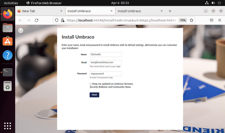 Installer le CMS Umbraco sur Ubuntu 20.04 LTS Installer le CMS Umbraco sur Ubuntu 20.04 LTS