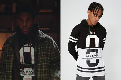 ÉLITE : Bilal’s six pack print hoodie in S5E02