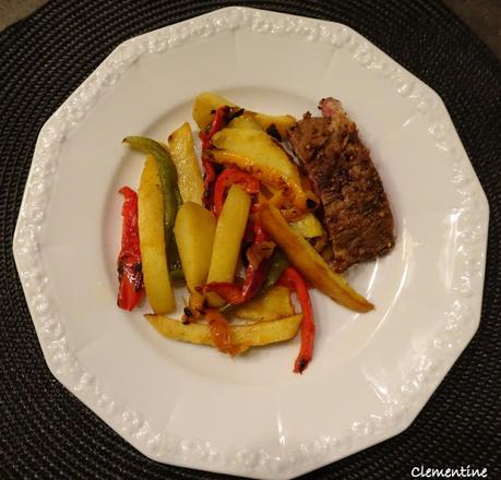 Presa épicée à l'espagnole avec pipi e patati