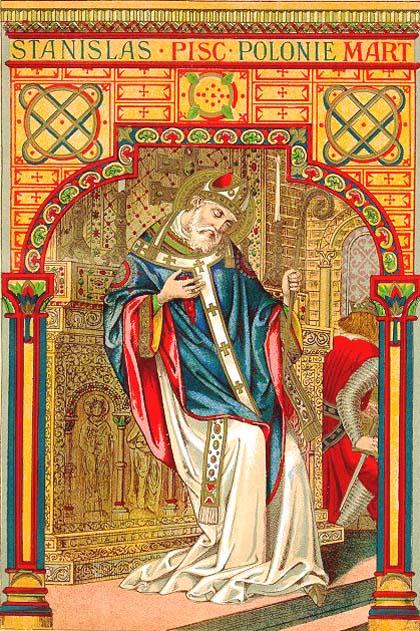 Saint Stanislas Évêque de Cracovie, martyr (1030-1079)