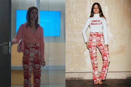 ÉLITE : Cayetana’s print trousers in S5E01