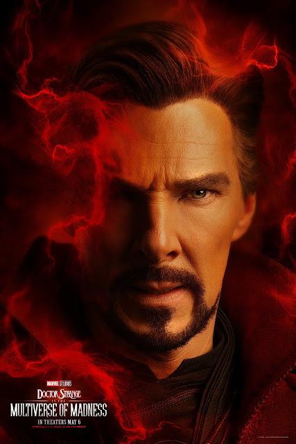 Affiches personnages US pour Doctor Strange in The Multiverse of Madness de Sam Raimi