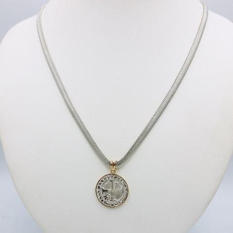 Colliers Personnalisés pour Homme collier personnalisé en argent et or avec pièce de monnaie