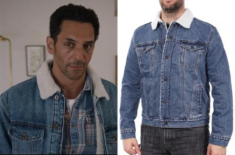 BALTHAZAR : la veste en denim et col sherpa de Balthazar dans l’épisode 4×08