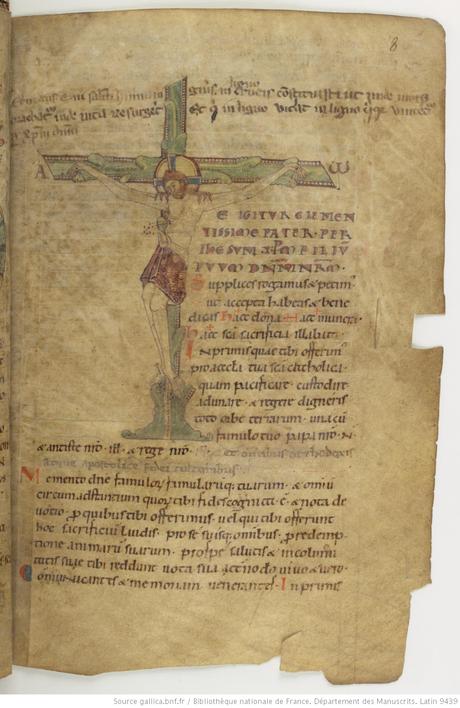 Missel de Rennes 12eme BNF Lat 9439 fol 8r