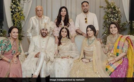 Mariage de Ranbir Kapoor et d'Alia Bhatt : voici à quoi cela ressemble lorsque deux familles de Bollywood ne font plus qu'une