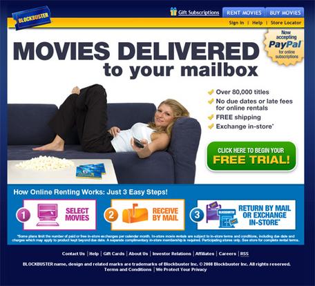 Le modèle Blockbuster ferait bien d'arriver en France