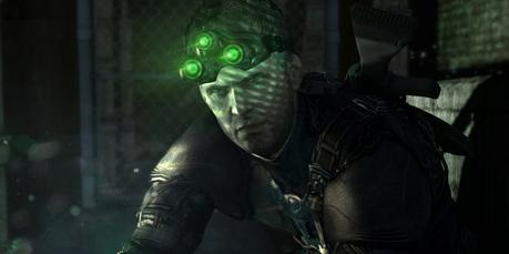 Les hackers les plus brillants dans les jeux vidéo Image de Splinter Cell montrant Sam Fisher portant ses lunettes de vision nocturne vertes.