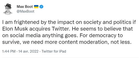 Ce que Musk montre du vrai visage de Twitter