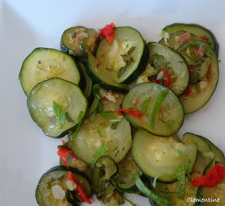 Zucchini  in padella - Courgettes frites par Jamie Oliver