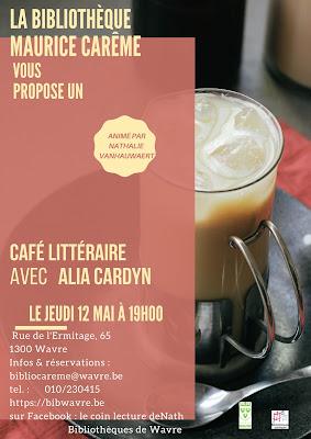 Café littéraire du 12 mai avec Alia Cardyn Café littéraire du 12 mai avec Alia Cardyn