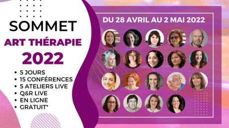 Du 28 avril au 2 mai 2022 : Sommet virtuel d’art-thérapie francophone
