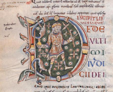 De civitate dei XX 1201-10 Bibliotheque Laurentienne MS Plut 12-17 fol 185v