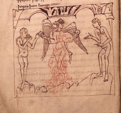 Genese de Caedmon Canterbury 1000 Bodleian Library MS. Junius 11 p 28