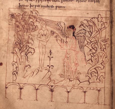 Genese de Caedmon Canterbury 1000 Bodleian Library MS. Junius 11 p 24