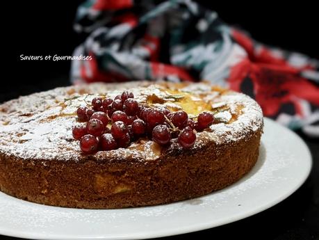 Gâteau moelleux aux pommes  (Gâteau facile).