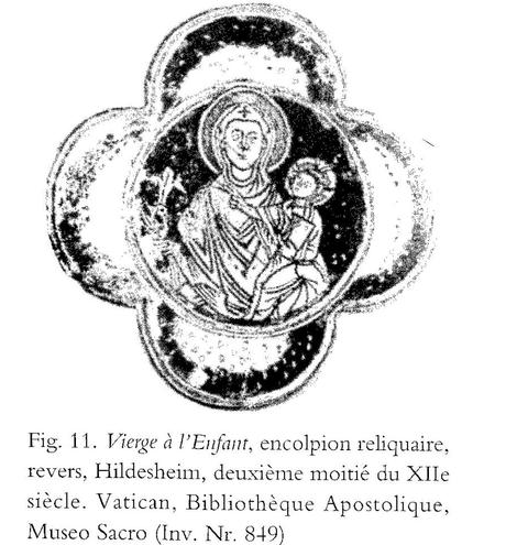 Reliquaire Hildesheim 1150-1200 Vatican Museo sacro Inv N° 849