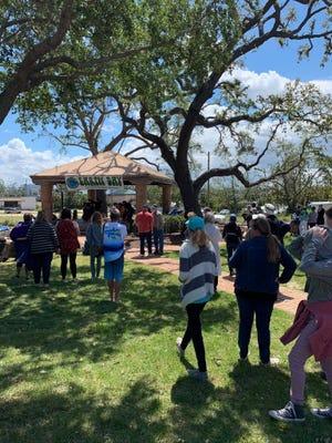 Oaks by the Bay Park, présenté lors d'un événement du Jour de la Terre en 2019, offrira beaucoup d'ombre aux vendeurs et aux clients du marché de St. Andrews.