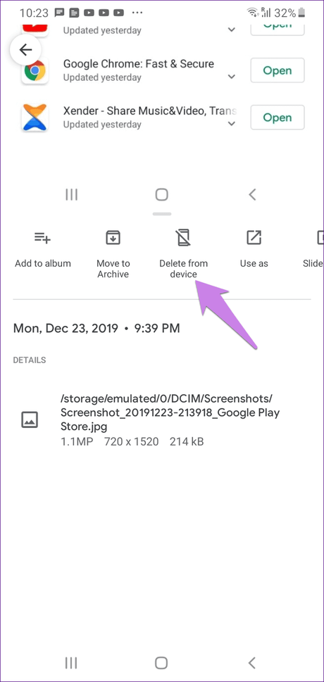 Où vont les photos supprimées définitivement ?