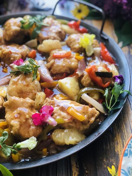 Poisson sauce aigre-douce à la sino-mauricienne aux poivrons et ananas Victoria ! Poisson sauce aigre-douce à la sino-mauricienne aux poivrons et ananas Victoria !