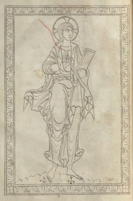 Pontifical de Sherborne 975-1000 Angleterre BNF lat 943 fol 6v