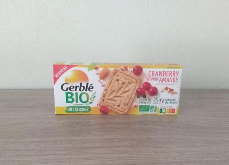 Biscuits sablé Amande Cranberry Bio Gerblé