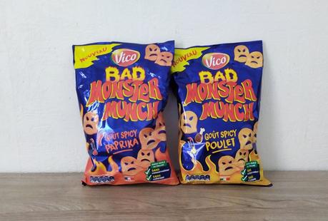 Bad Monster Munch Spicy Paprika et Spicy Poulet