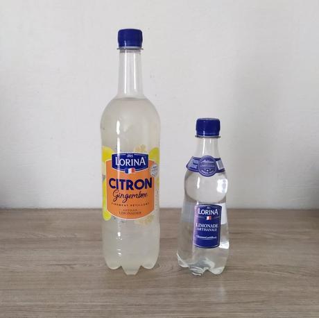 2 bouteilles de limonade Lorina 