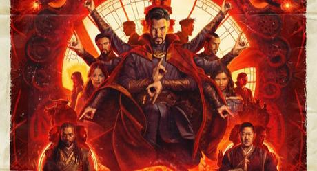 Affiche US finale pour Doctor Strange in The Multiverse of Madness de Sam Raimi