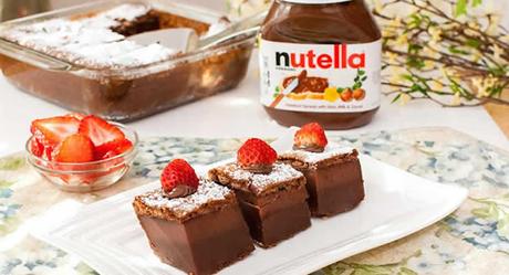 Gâteau magique au Nutella au Thermomix, moelleux et inratable avec seulement 4 ingrédients Gâteau magique au Nutella au Thermomix, moelleux et inratable avec seulement 4 ingrédients