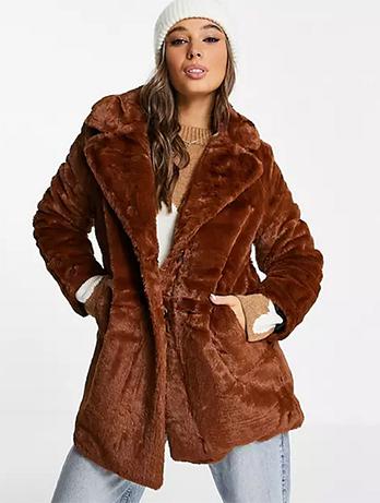 HEARTSTOPPER : Elle’s Faux Fur Teddy Long Coat HEARTSTOPPER : Elle’s Faux Fur Teddy Long Coat