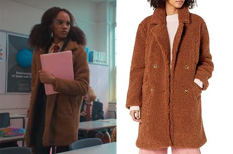 HEARTSTOPPER : Elle’s Faux Fur Teddy Long Coat HEARTSTOPPER : Elle’s Faux Fur Teddy Long Coat