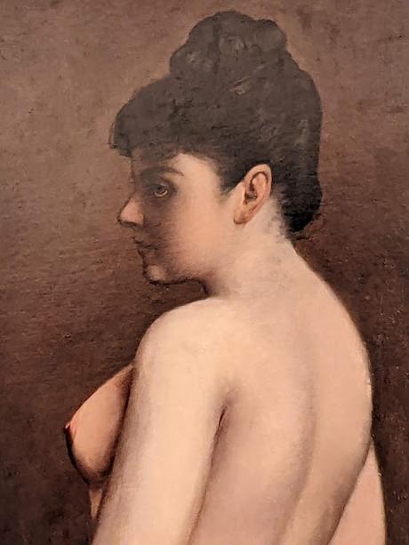 Nu artistique de Mary Vetsera au Musée du meuble de Vienne — Künstlerischer Akt von Mary Vetsera im Wiener Möbelmuseum