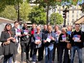 Mobilisation Marché Cours Vincennes avec militants Paris12 Paris