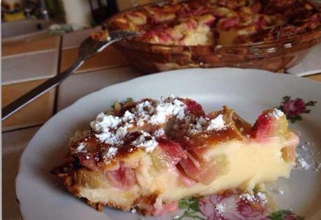 Clafoutis Léger à la Rhubarbe ww