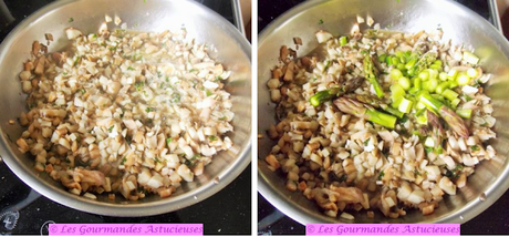 Cassolette de champignons, asperges et noisettes (Vegan) Cassolette de champignons, asperges et noisettes (Vegan)