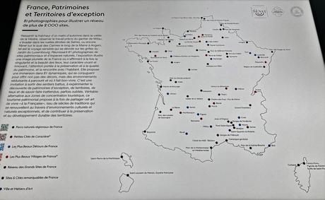 France , Patrimoines et Territoires d’exception – 5 Mars au 3 Juillet 2022. Au jardin du Luxembourg.