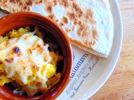 Courge stripetti gratinée