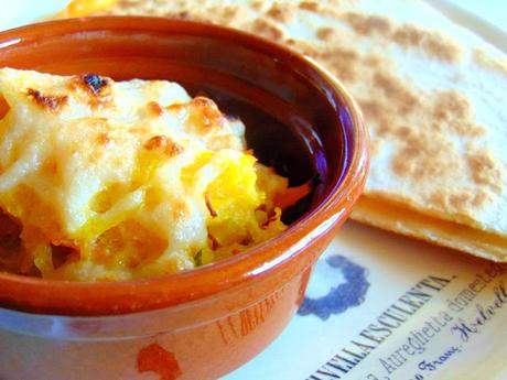 Courge stripetti gratinée