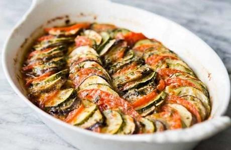 Gratin de Courgettes Aubergines et Tomates WW