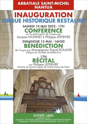 musique,orgue,blog littéraire de christian cottet-emard,inauguration,bénédiction,orgue historique,orgue de nantua,orgue nicolas antoine lété,nantua,ain,haut bugey,région auvergne rhône alpes,france,europe,site clunisien,récital d'orgue,bénédiction de l'orgue,monseigneur pascal roland,évèque du diocèse belley ars,organiste,philippe lefebvre,titulaire grand orgue notre dame de paris,conférence,restauration de l'orgue de nantua,jacques nonnet,abbatiale saint michel de nantua