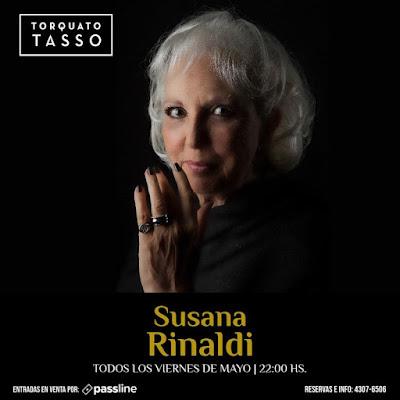 Susana Rinaldi a entamé ses concerts d’adieu à San Telmo [à l’affiche]