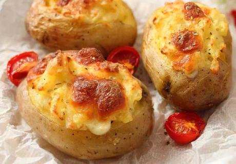 Pommes de terre farcies à la mozzarella ww