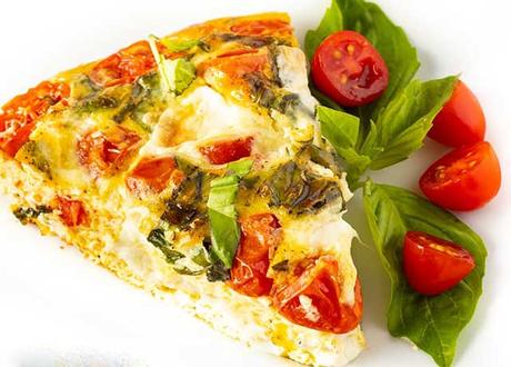 Clafoutis Léger aux Tomates et Feta WW