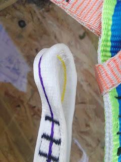 Noeud plat connection Sangle à Sangle - Square Knot Connection