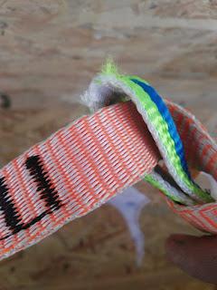 Noeud plat connection Sangle à Sangle - Square Knot Connection