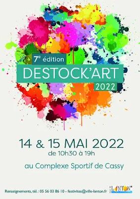 Participation au Destock'Art de Lanton : je participe avec les artistes en liberté du port d'Audenge