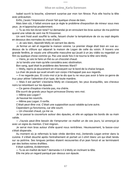 Karla Sorensen / Mise en Scène